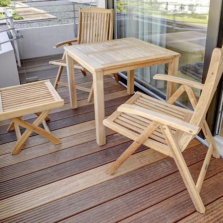 Fewo1846 Intermar - Strandbude - Studioapartment Mit Balkon Und Meerblick Glücksburg Extérieur photo