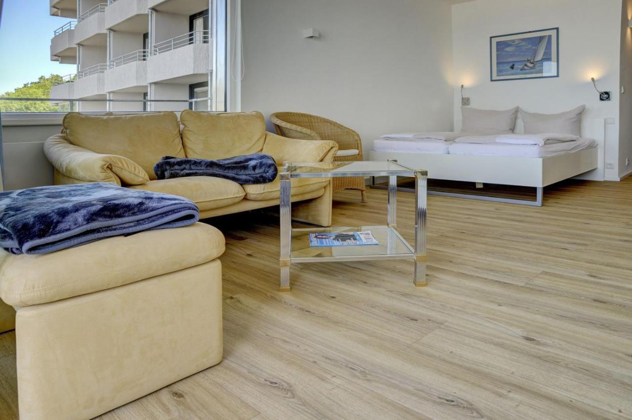 Fewo1846 Intermar - Strandbude - Studioapartment Mit Balkon Und Meerblick Glücksburg Extérieur photo