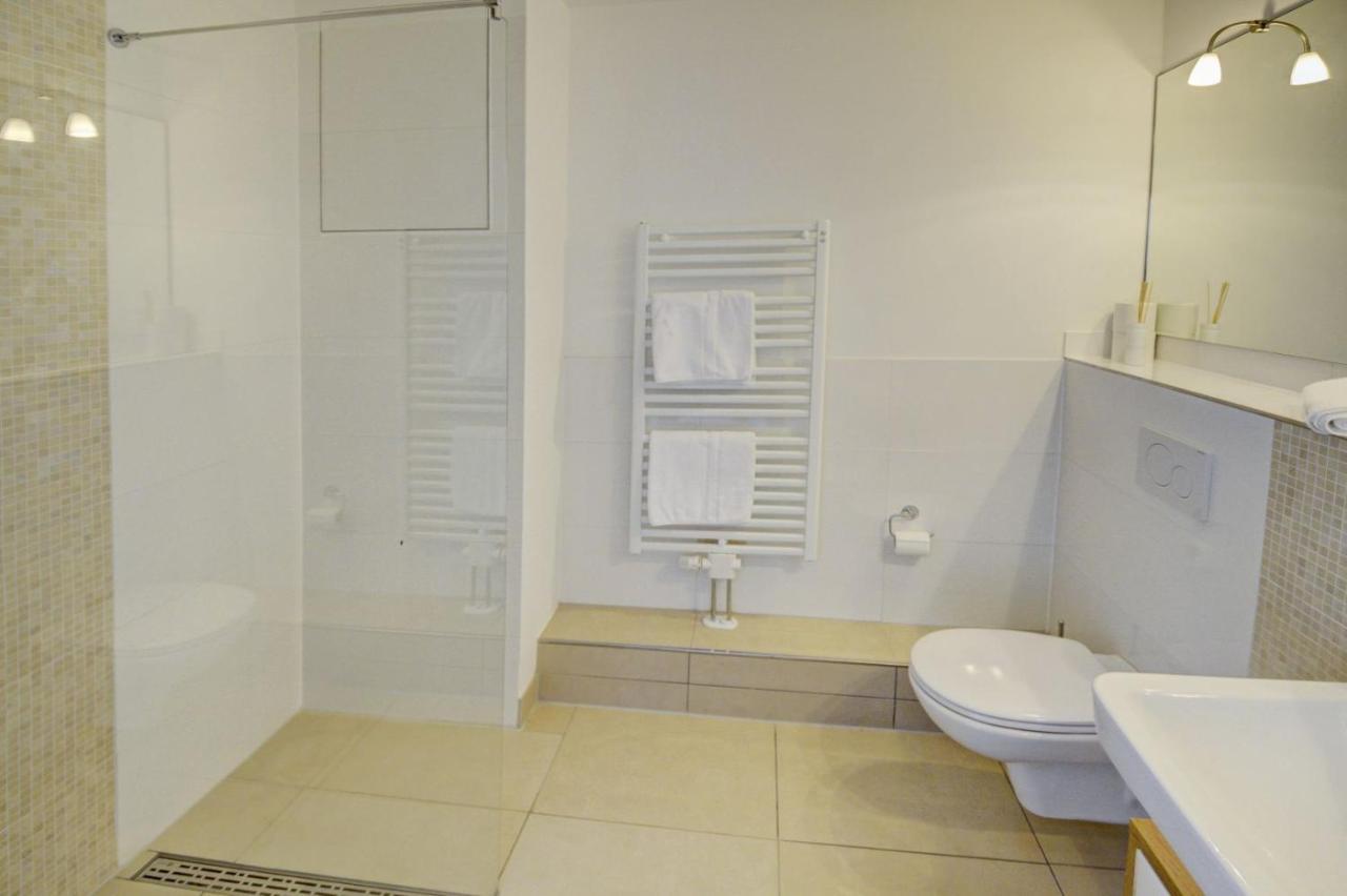 Fewo1846 Intermar - Strandbude - Studioapartment Mit Balkon Und Meerblick Glücksburg Extérieur photo