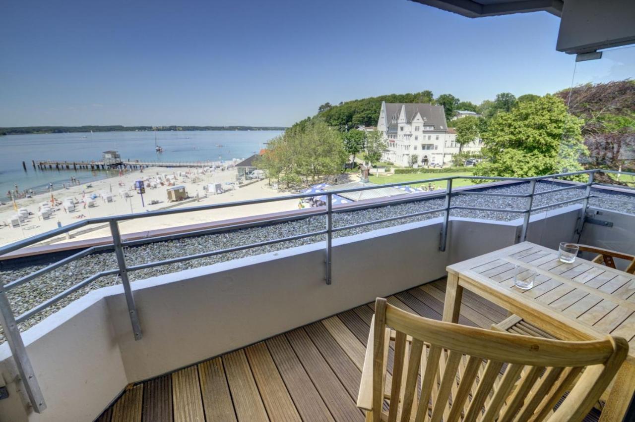 Fewo1846 Intermar - Strandbude - Studioapartment Mit Balkon Und Meerblick Glücksburg Extérieur photo